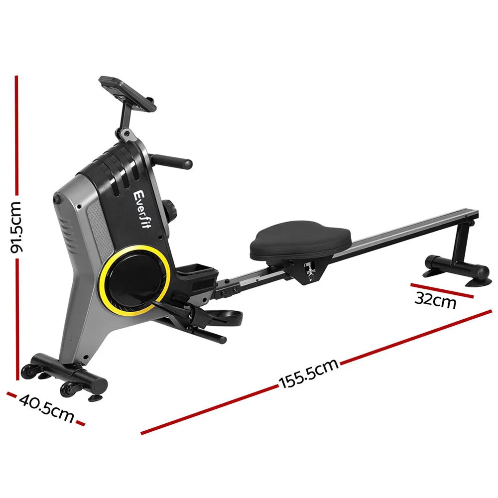 12-Level Magnetic Rowing Machine, LCD, Quiet - Everfit