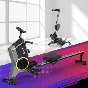 12-Level Magnetic Rowing Machine, LCD, Quiet - Everfit