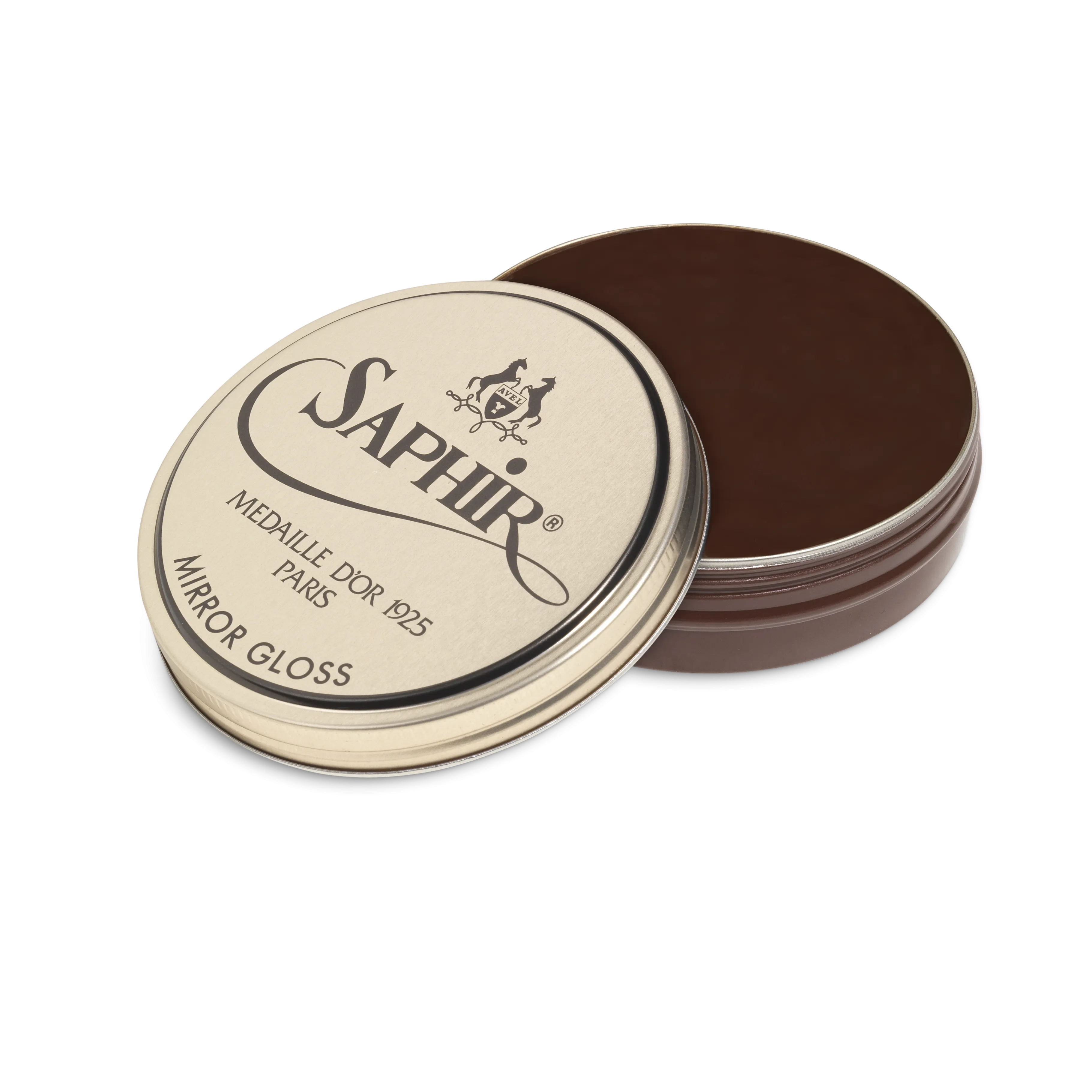 37 Medium Brown - Saphir Medaille D'Or Mirror Gloss Wax Polish 75ml