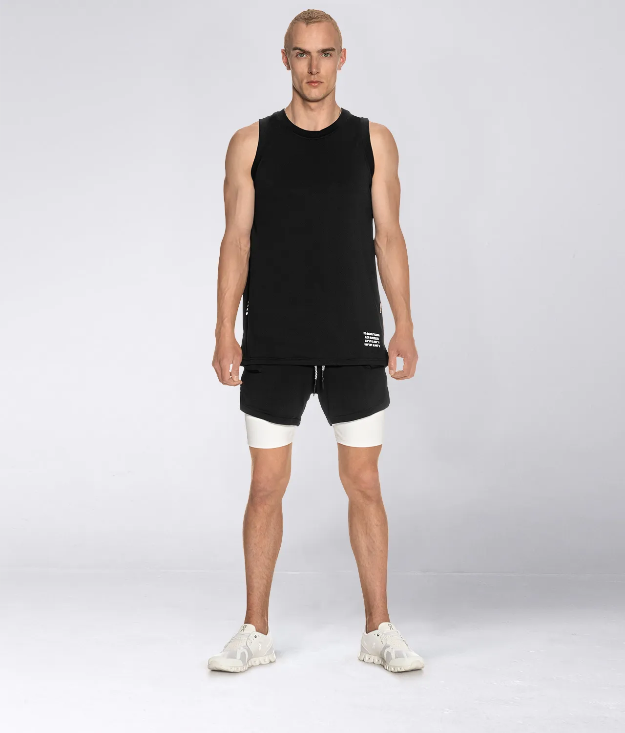 4200 . AirPro Regular-Fit Tank Top - Black