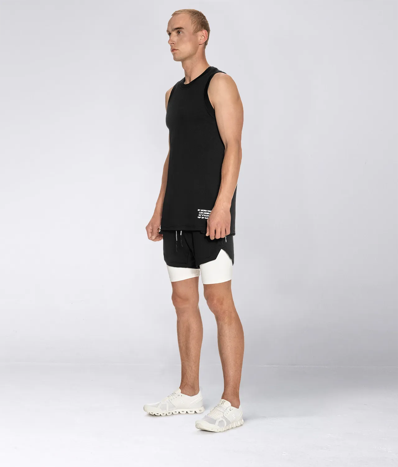 4200 . AirPro Regular-Fit Tank Top - Black