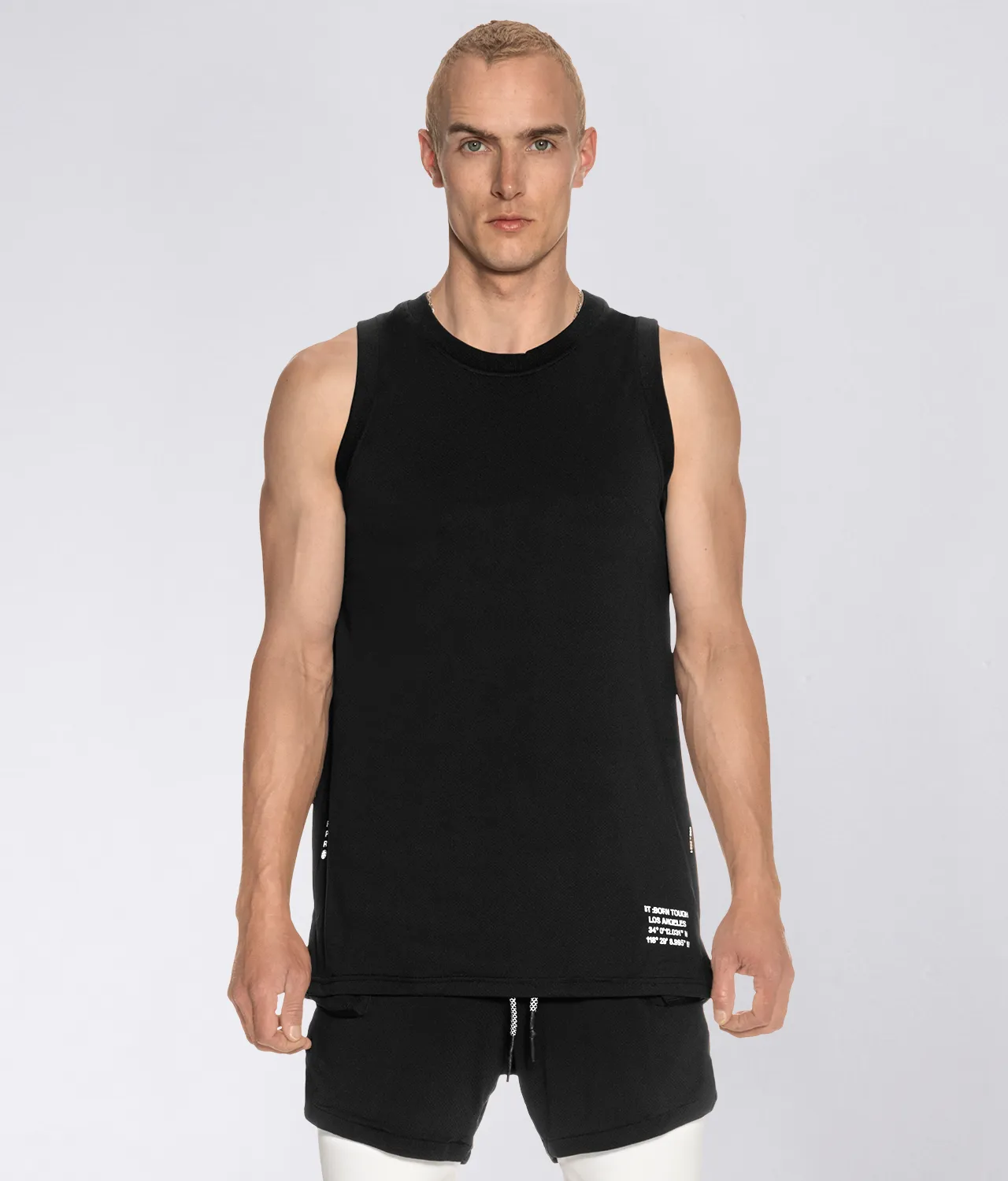 4200 . AirPro Regular-Fit Tank Top - Black