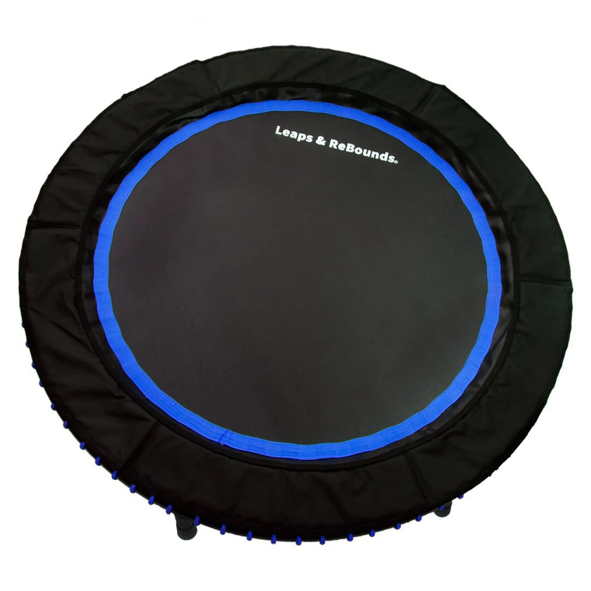 48" Mini Fitness Trampoline & Rebounder Gym Equipment, Blue (Open Box)