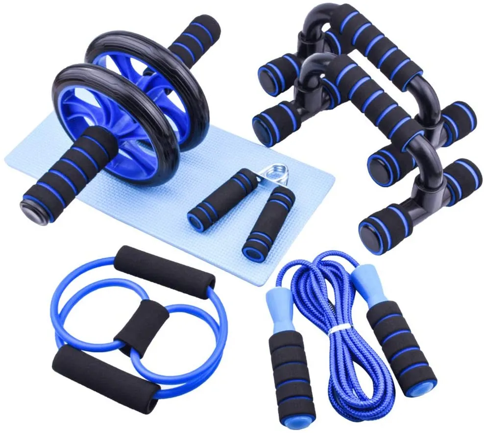 5-IN-1 Ab Roller Push UP Home Gym Workout Set