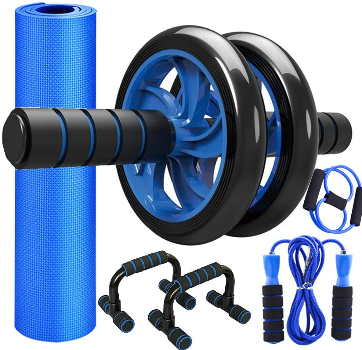 5-IN-1 Ab Roller Push UP Home Gym Workout Set