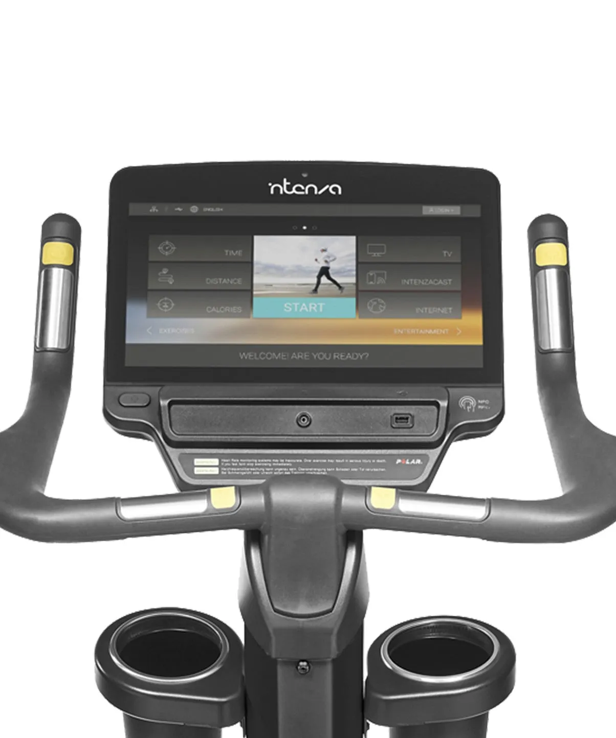 550UBe2  Entertainment Series Upright Exercise Bike