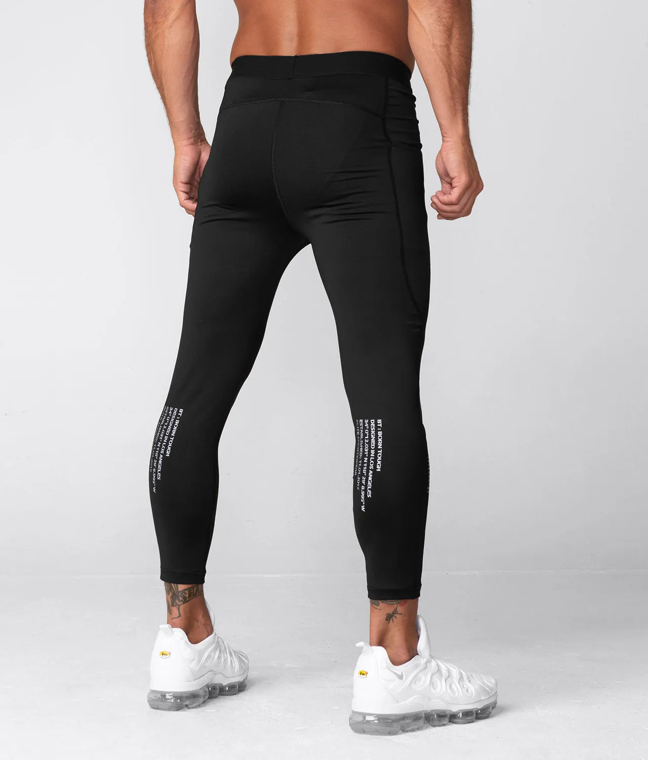 9500 . Compression Regular-Fit Pants - Black