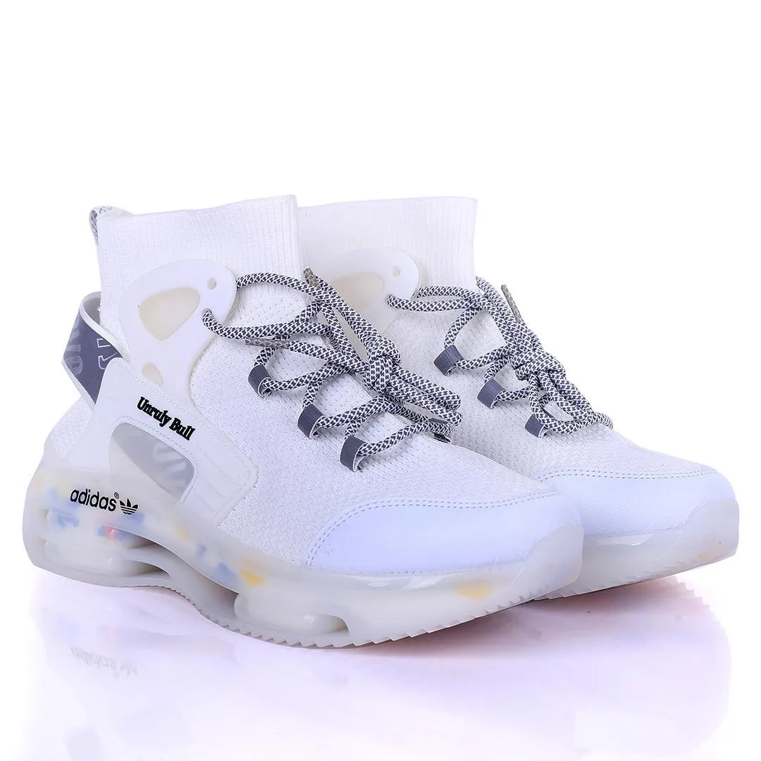 AD Unruly Bull Fashionable Trendy Sneakers- White