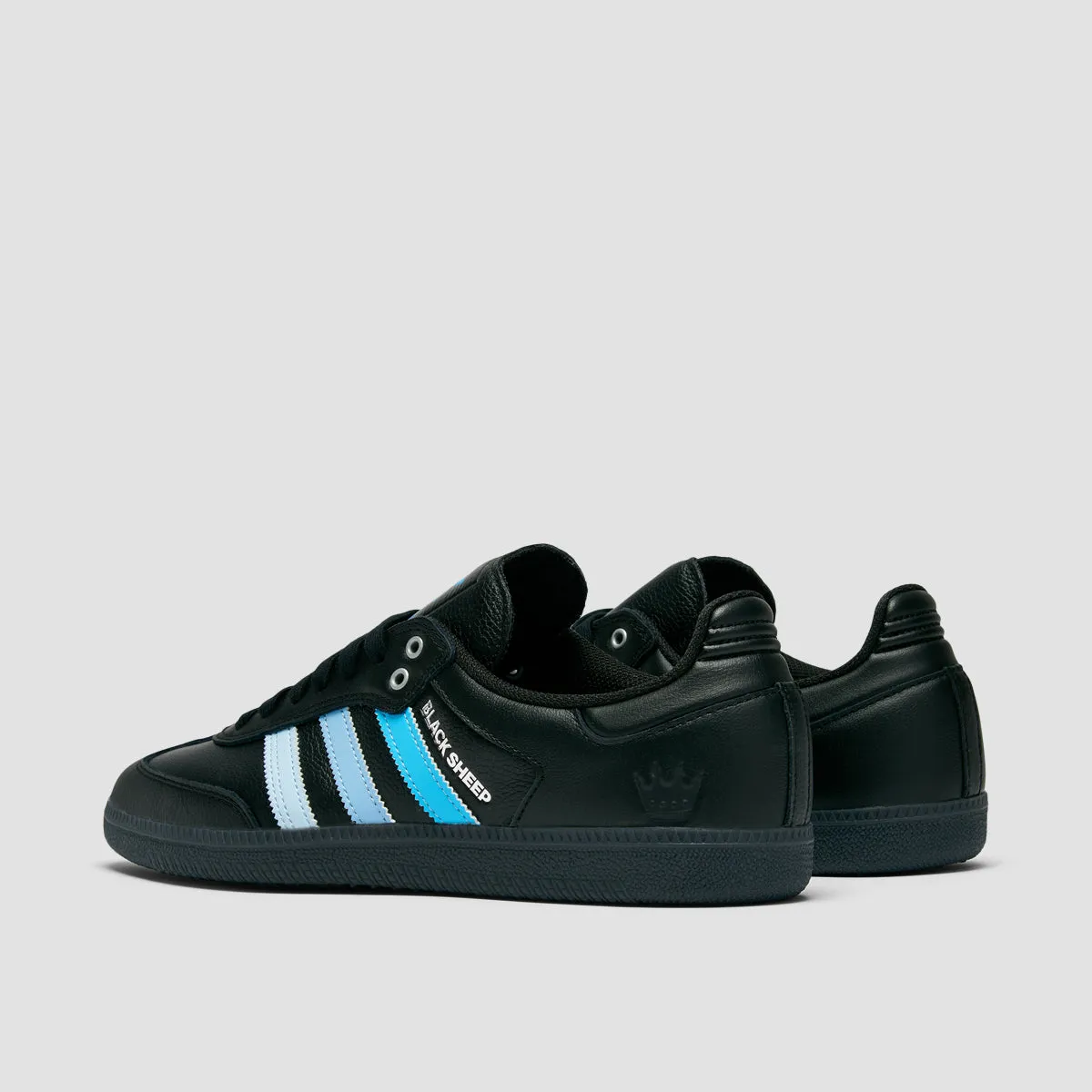 adidas CLTFC x Black Sheep Samba ADV Shoes - Core Black/Ftwr White/Ice Blue