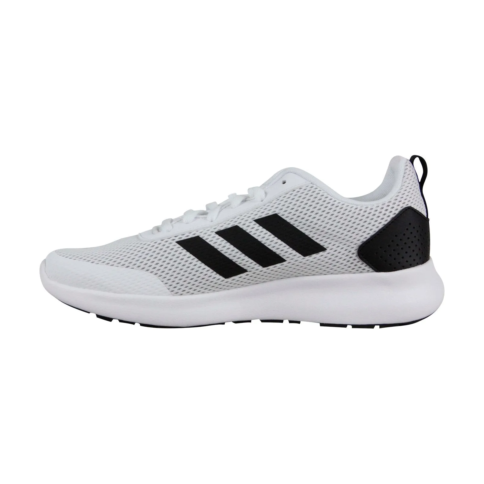 Adidas Element Race B44856 Mens White Canvas Lace Up Lifestyle Sneakers Shoes