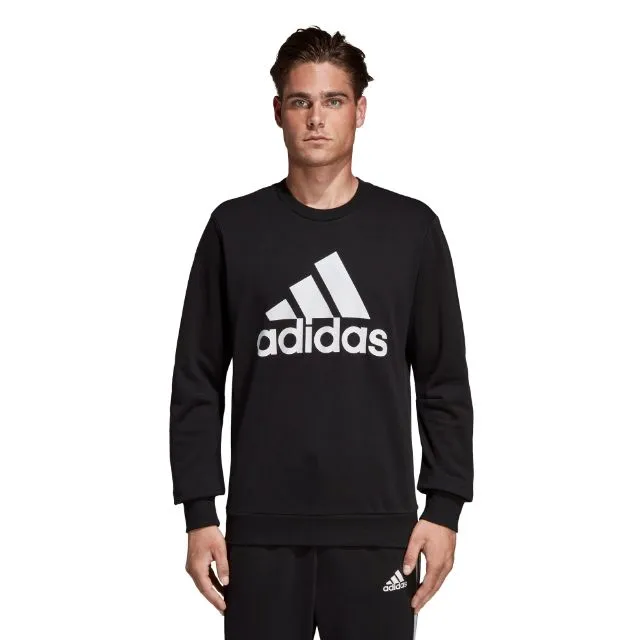 Adidas Mh Bos Crew Ft Men Training Sweatshirt Black Dt9941