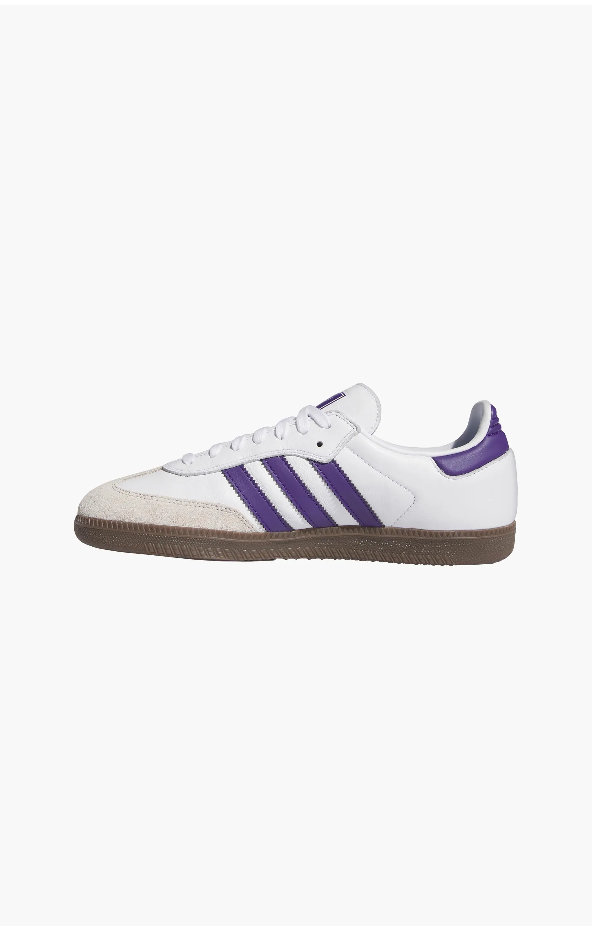 Adidas Samba Adv Shoes, White/Purple/Gold