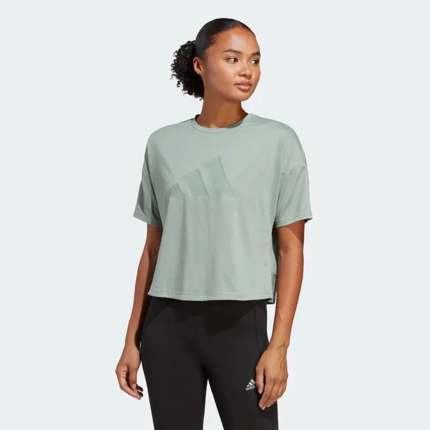 adidas Train Icons 3 Bar Logo Women's Tee