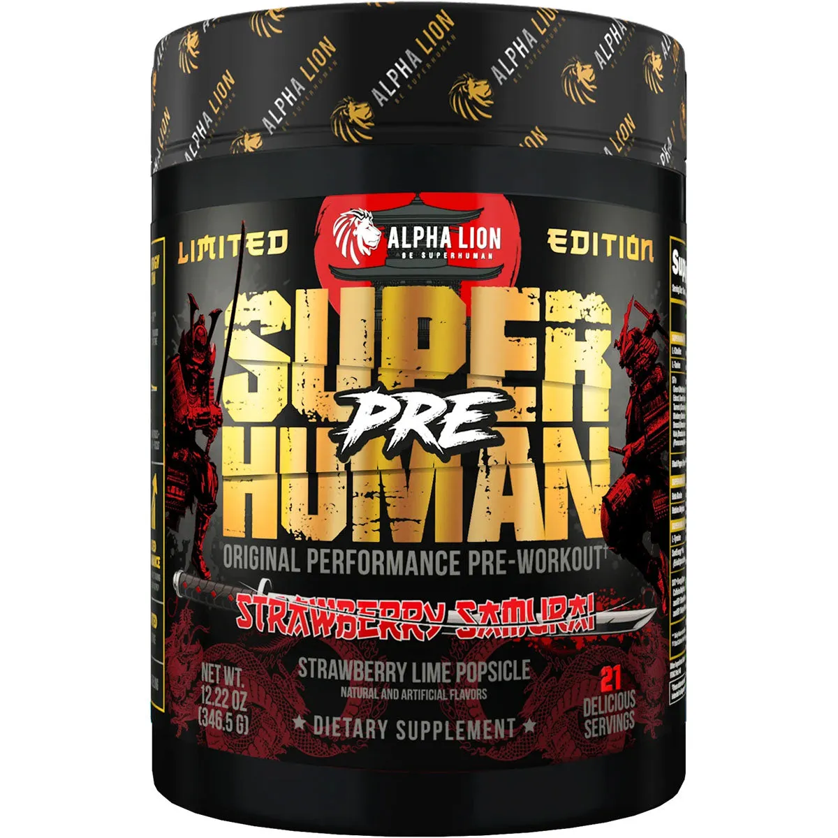 Alpha Lion SuperHuman Pre 21 Servings