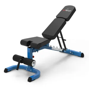 AmStaff Fitness TS009 Premium Multi-FID Bench - Blue