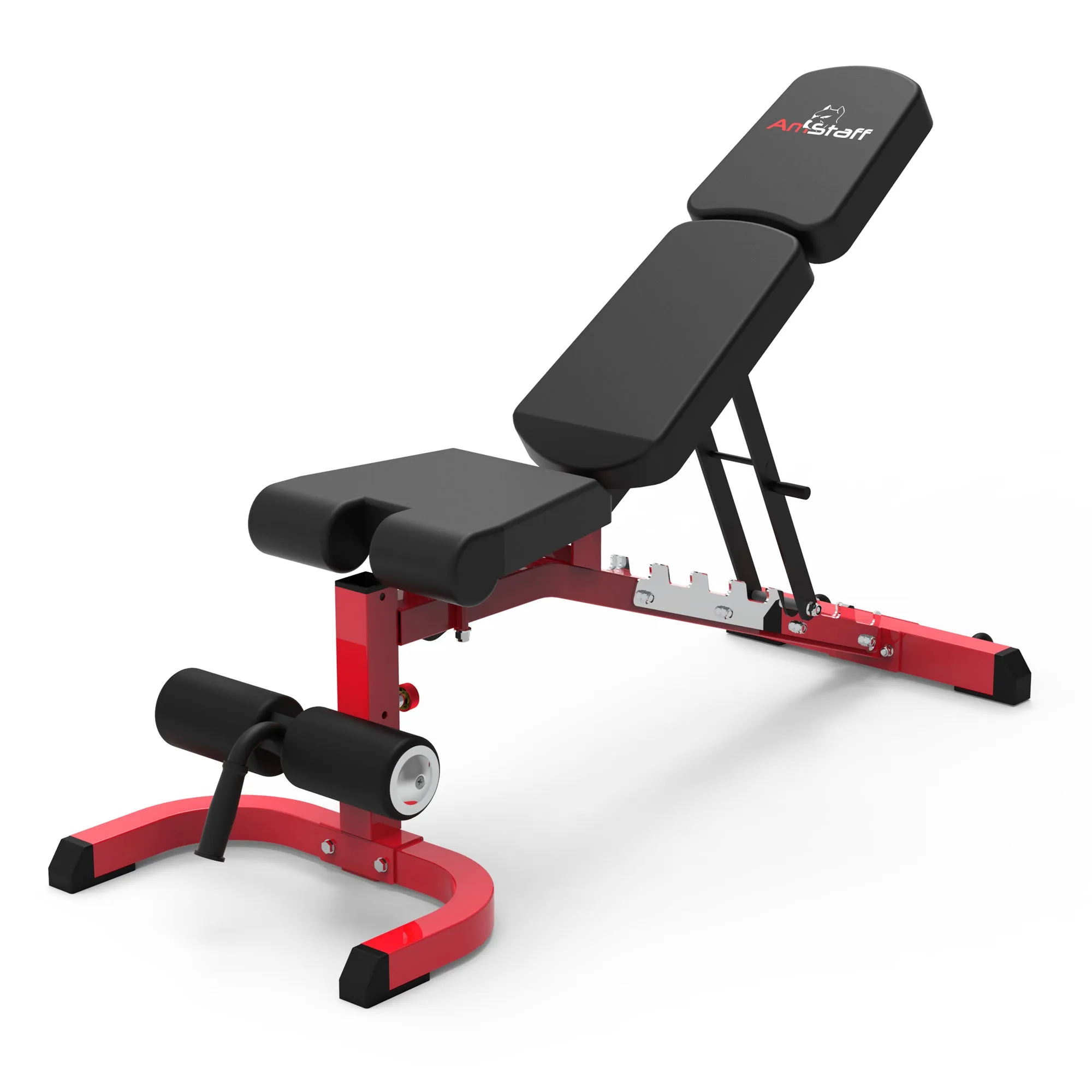 AmStaff Fitness TS009 Premium Multi-FID Bench - Red