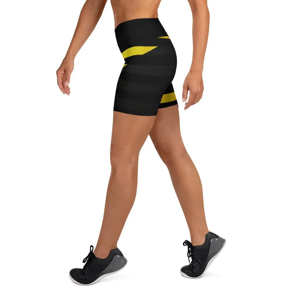 Ancap Anarchy Yoga Shorts