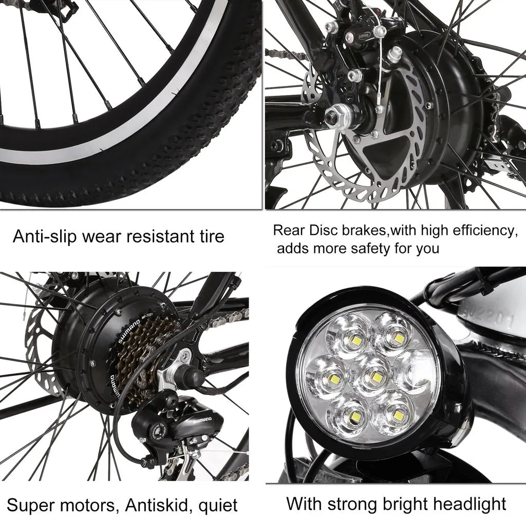 Ancheer 26 Inch Wheel 500W Power Plus Electric Mountain Bike