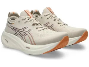 Asics | Gel-Nimbus 26 | Women's | Oatmeal/Faded Orange