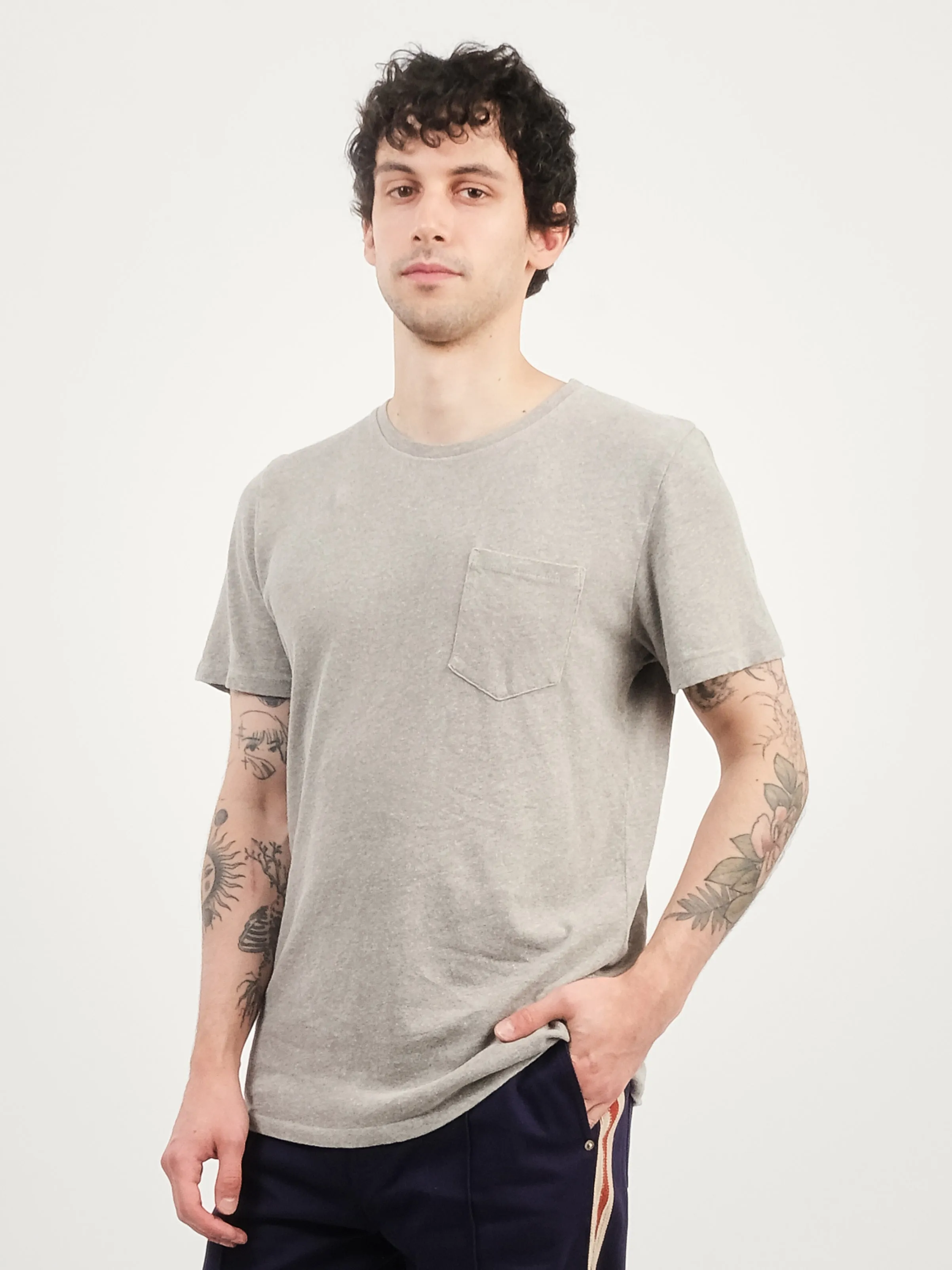 Athletic Grey Baja Pocket Tee