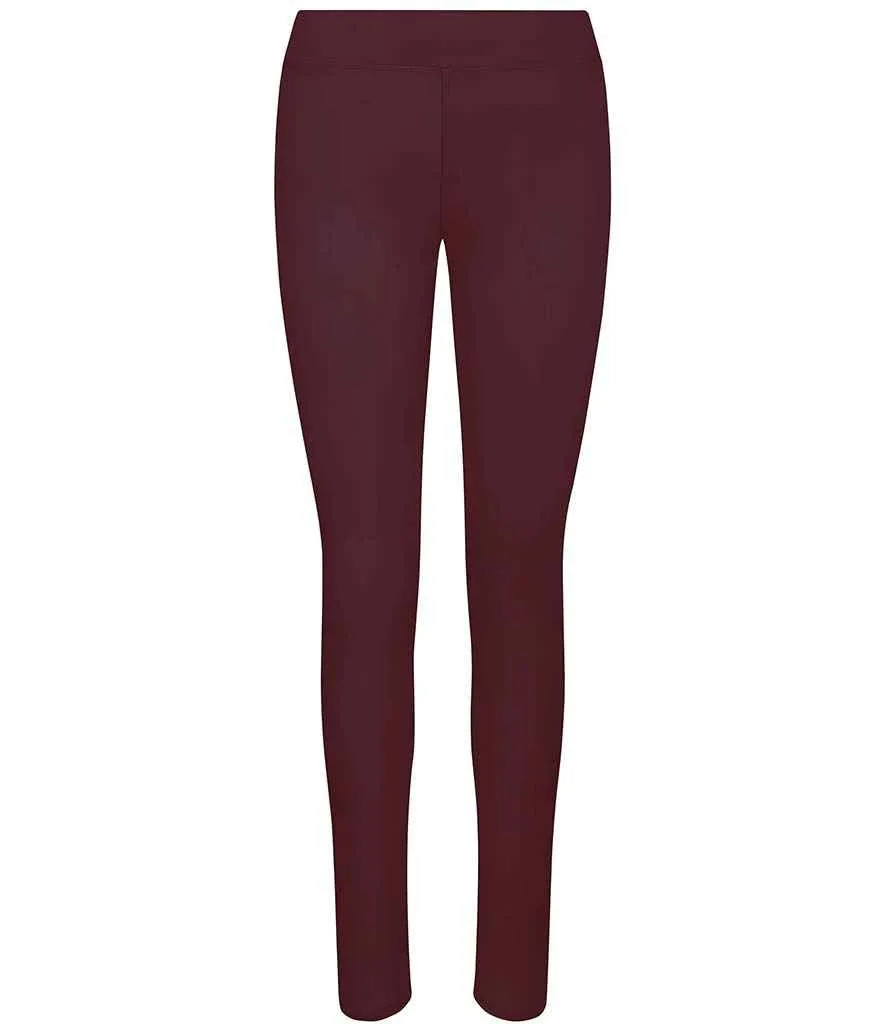 AWDis Ladies Cool Workout Leggings | Burgundy