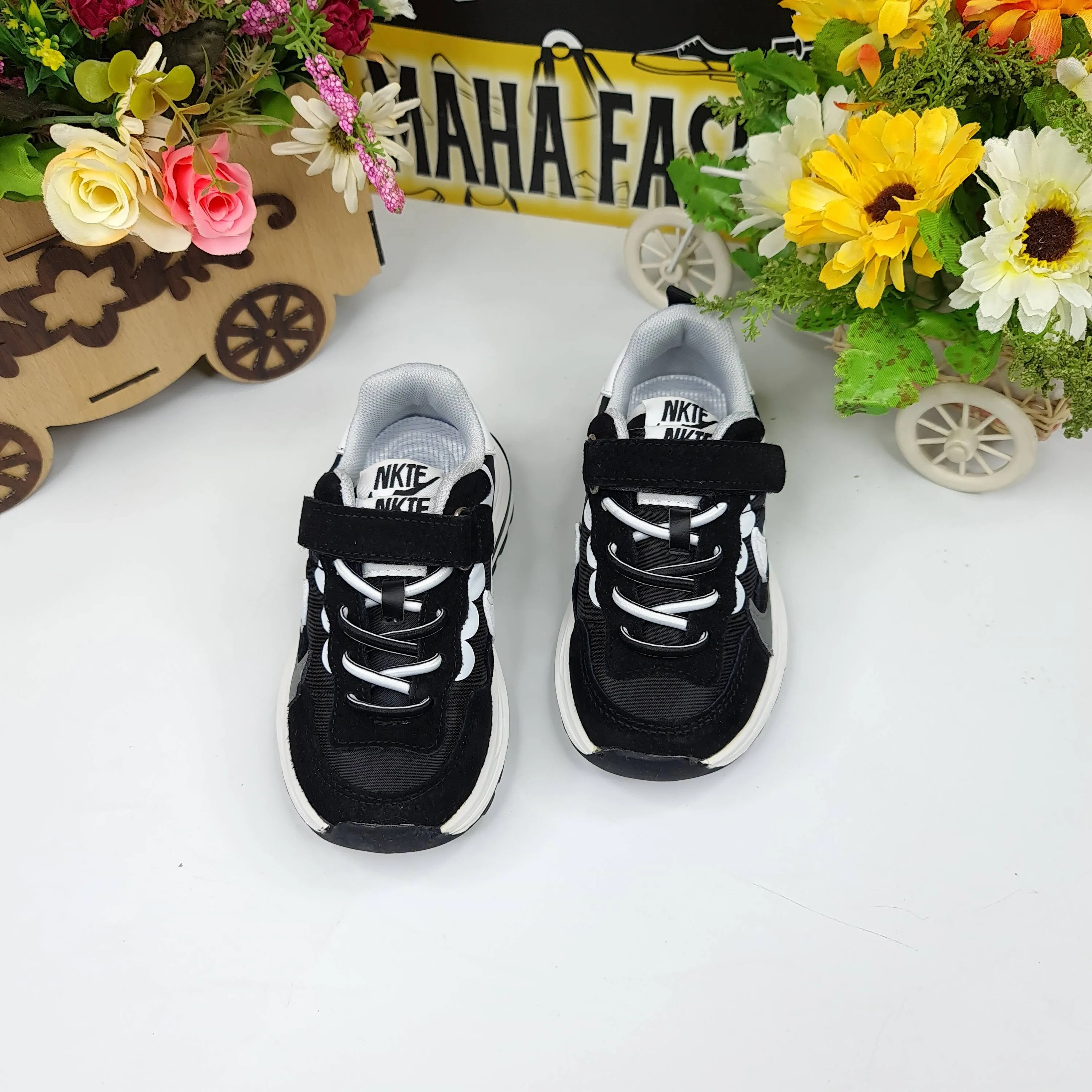 Black Kids Casual Shoes