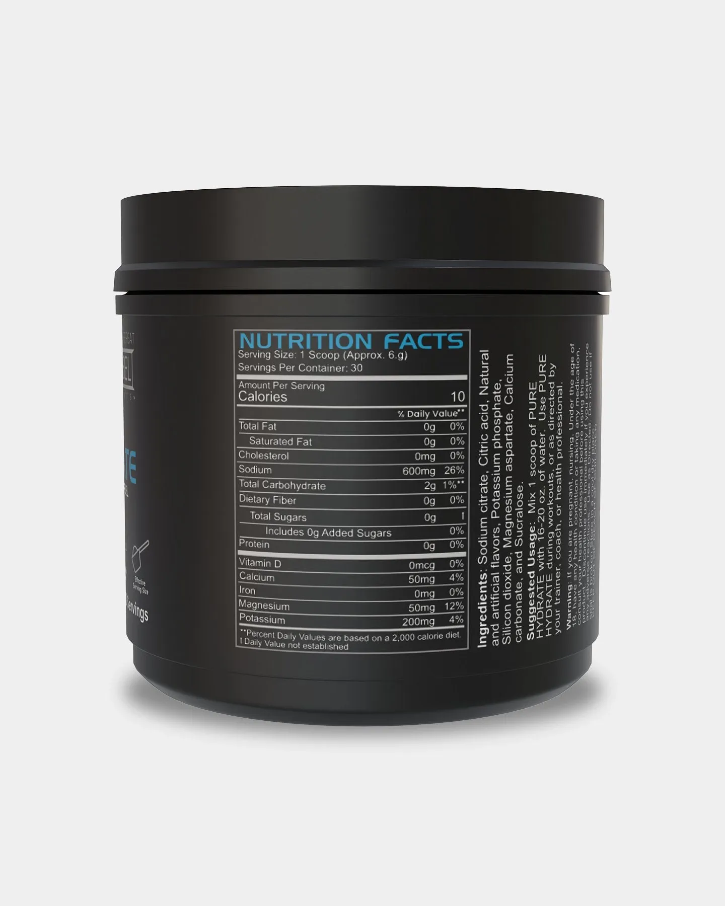 BLACKLABEL Supplements Pure Hydrate Blue Frost