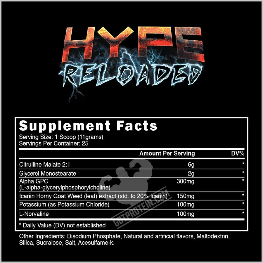 Blackstone Labs Hype Reloaded 25 Servings