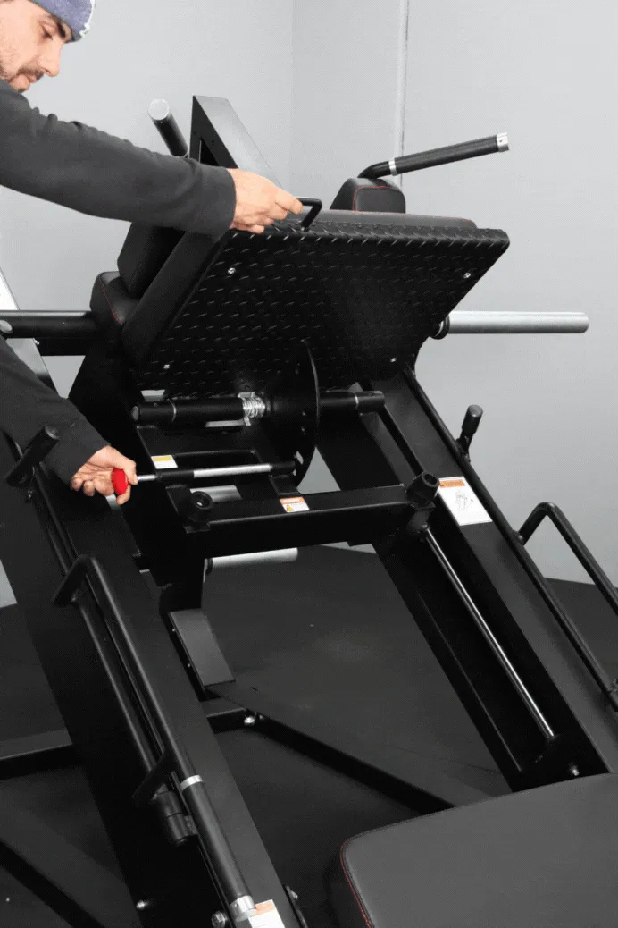 Body Iron Commercial Angled Leg Press & Hack Squat Pro LP8000