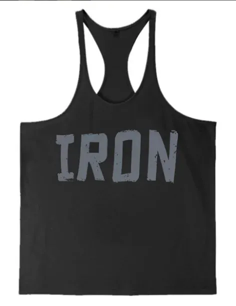 Breathable “IRON” Workout Tank Top - Perfect for Fitness, Running, and Sports