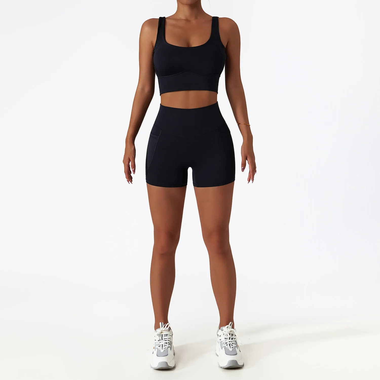 Breathable tight-fitting short Workout Sets