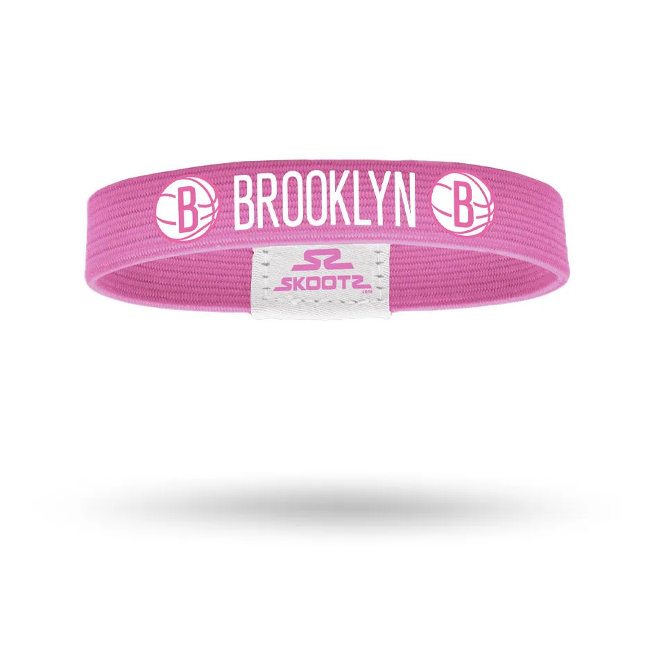 Brooklyn Nets Pink NBA Wristbands