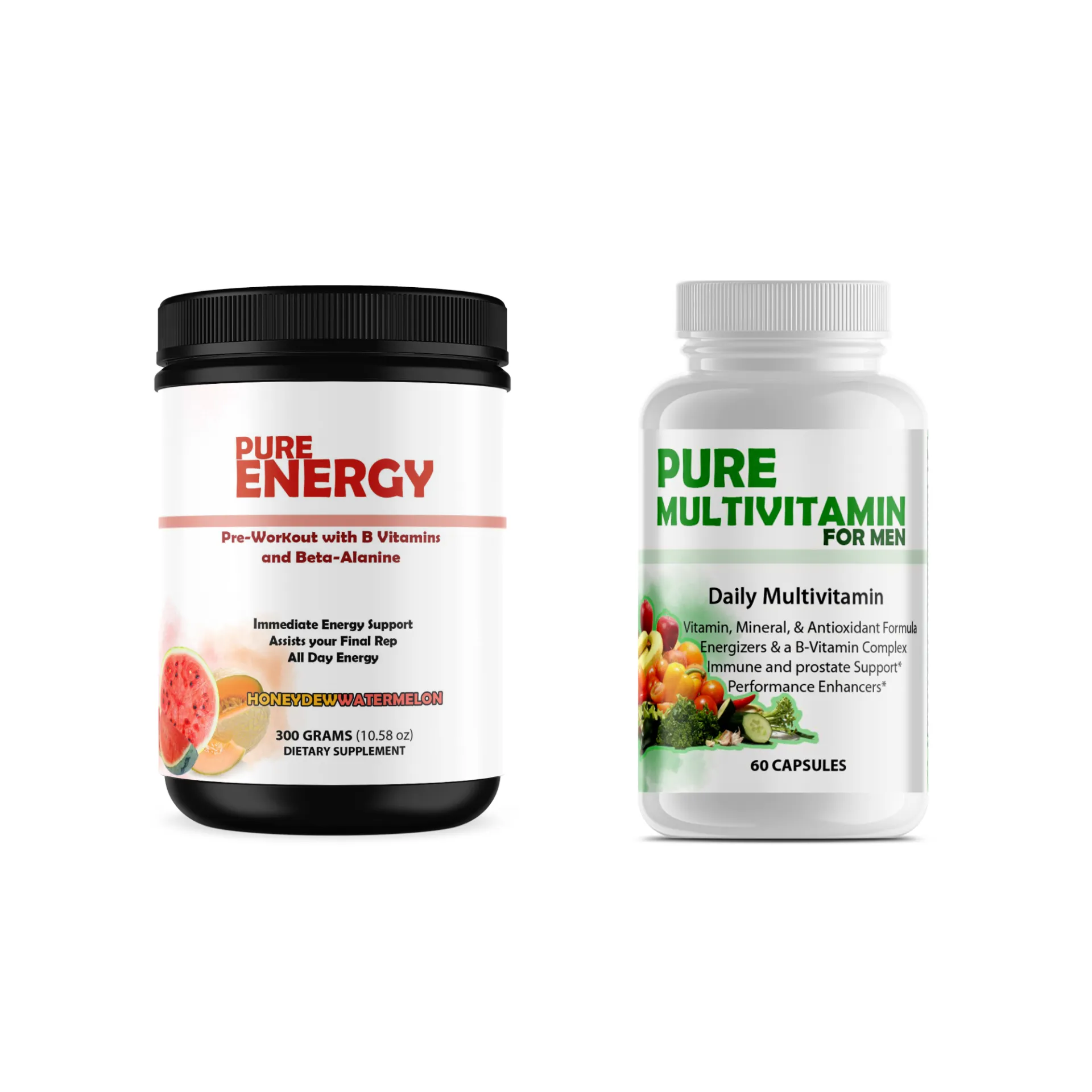 Bundled: Multivitamins   Pre-Workout