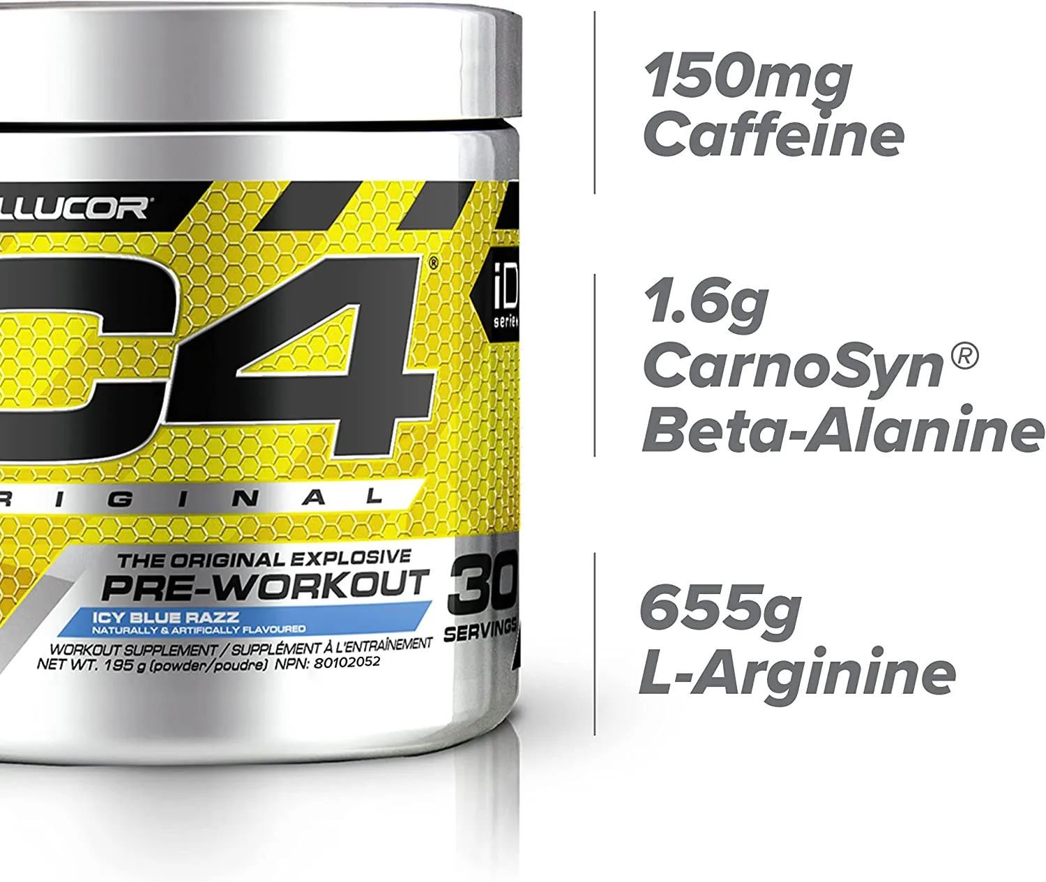 C4 Original Pre-Workout Icy Blue Razz