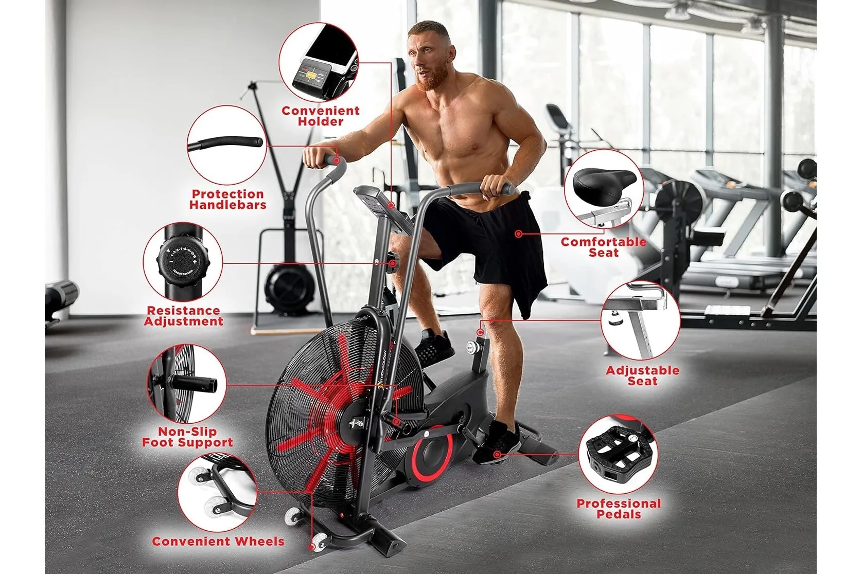 California Fitness AB5 Air Exercise Bike