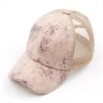 CC Criss Cross Vintage Leather Cap