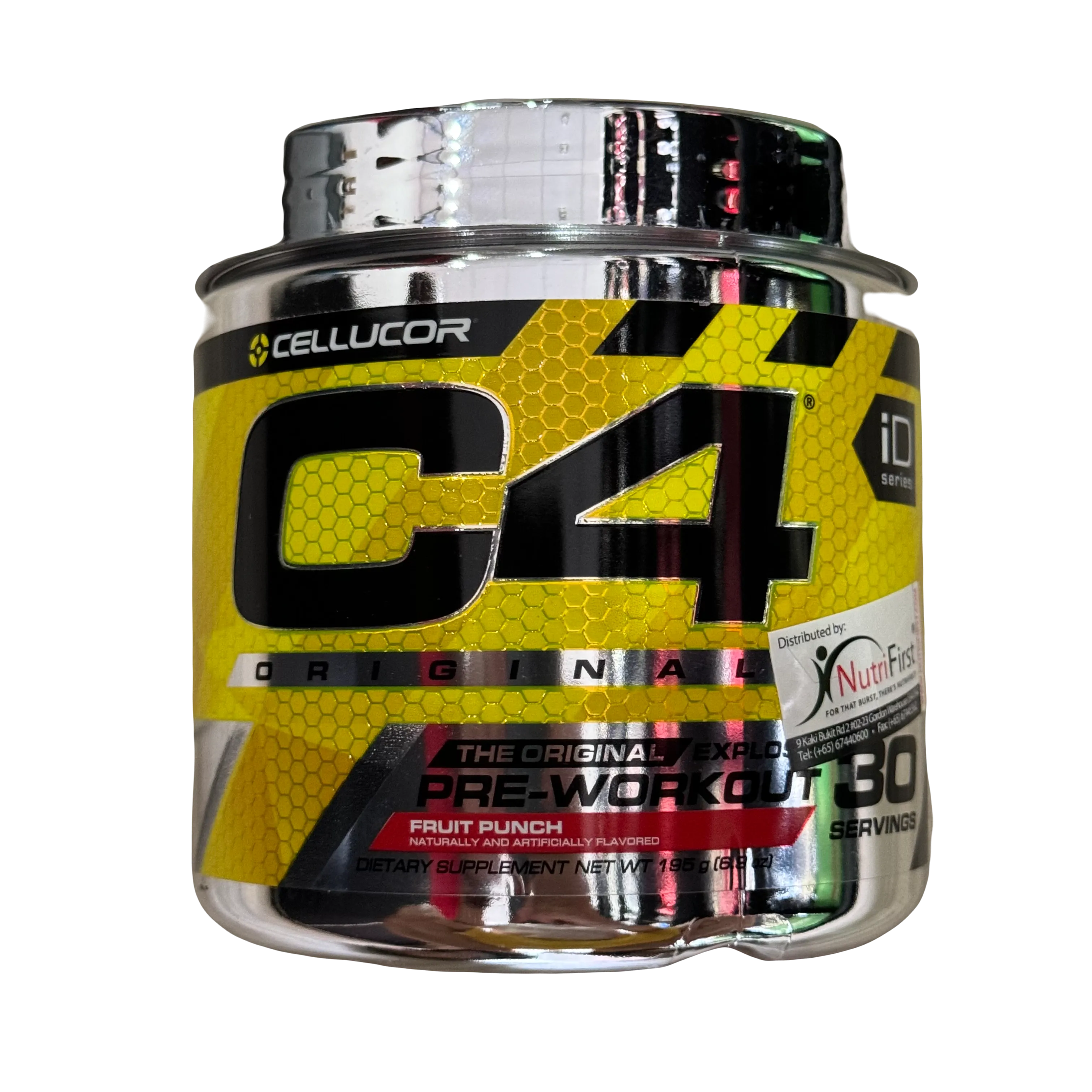 Cellucor C4 PRE-WORKOUT (195g) 30 Servings Fruit Punch EXP Mar 2027