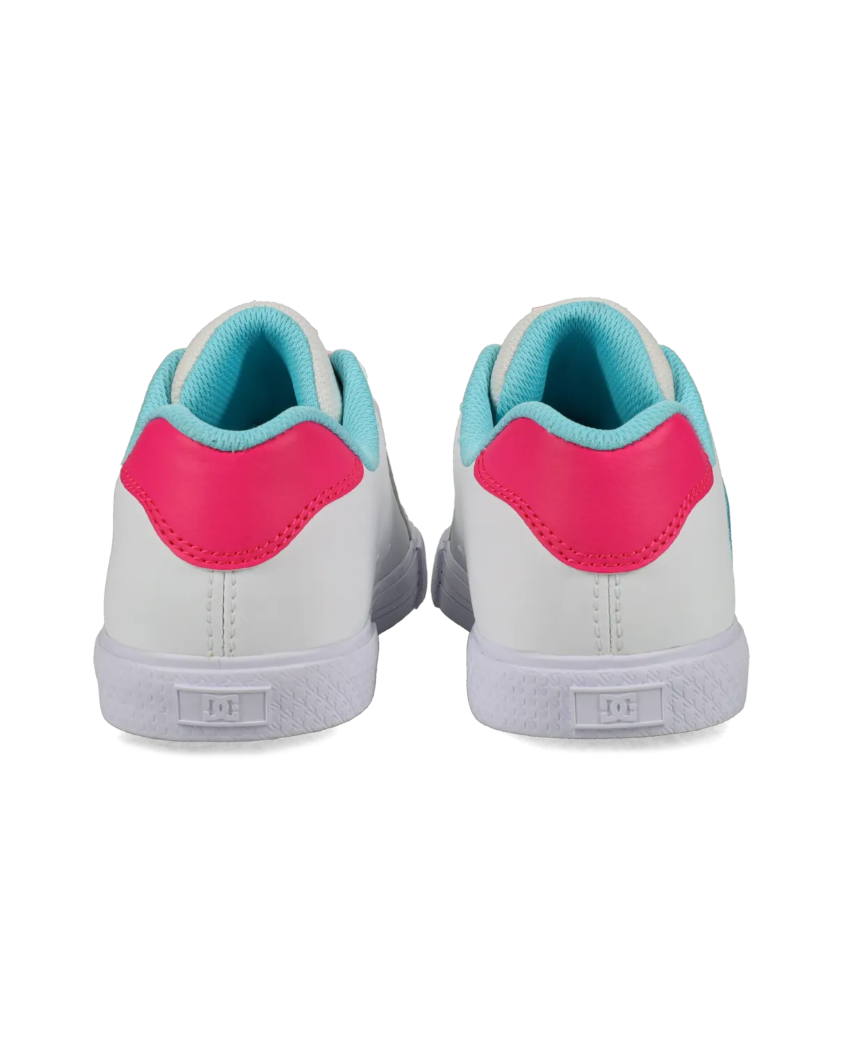 Chelsea Shoes in White, Crazy Pink & Blue