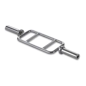 Chrome Plated 2" Olympic Tricep Bar with Spring Collars