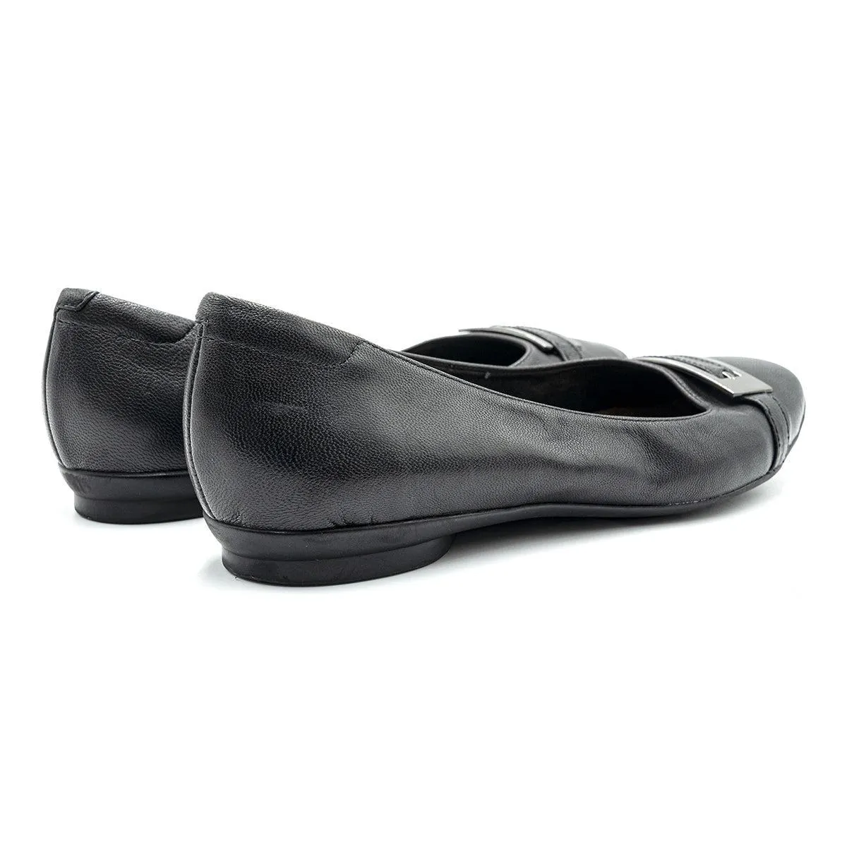 Clarks Candra Casual Ballerinas Leather Black Colour For Women