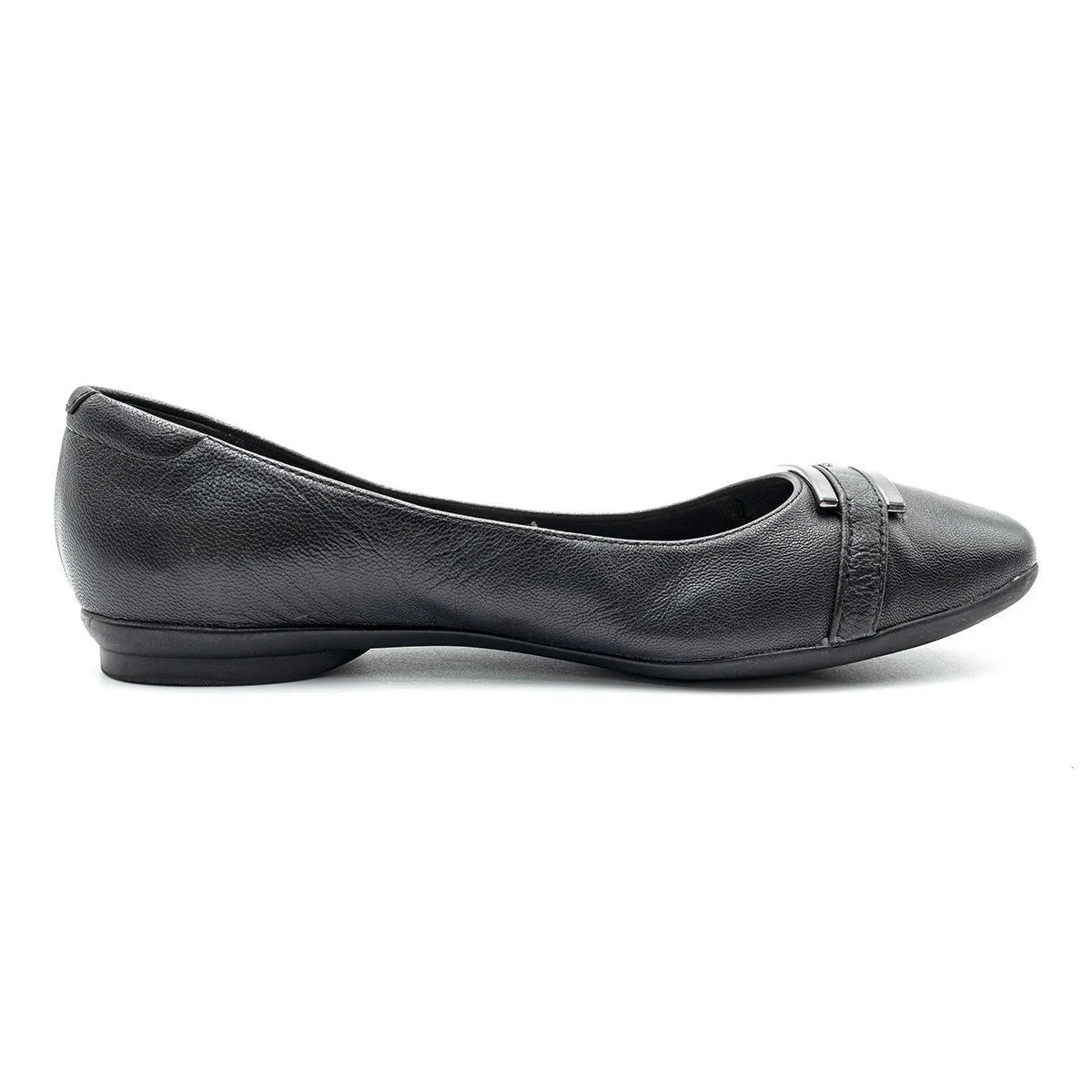 Clarks Candra Casual Ballerinas Leather Black Colour For Women