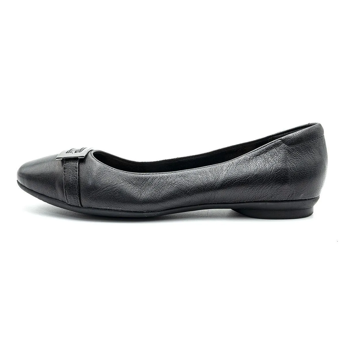 Clarks Candra Casual Ballerinas Leather Black Colour For Women