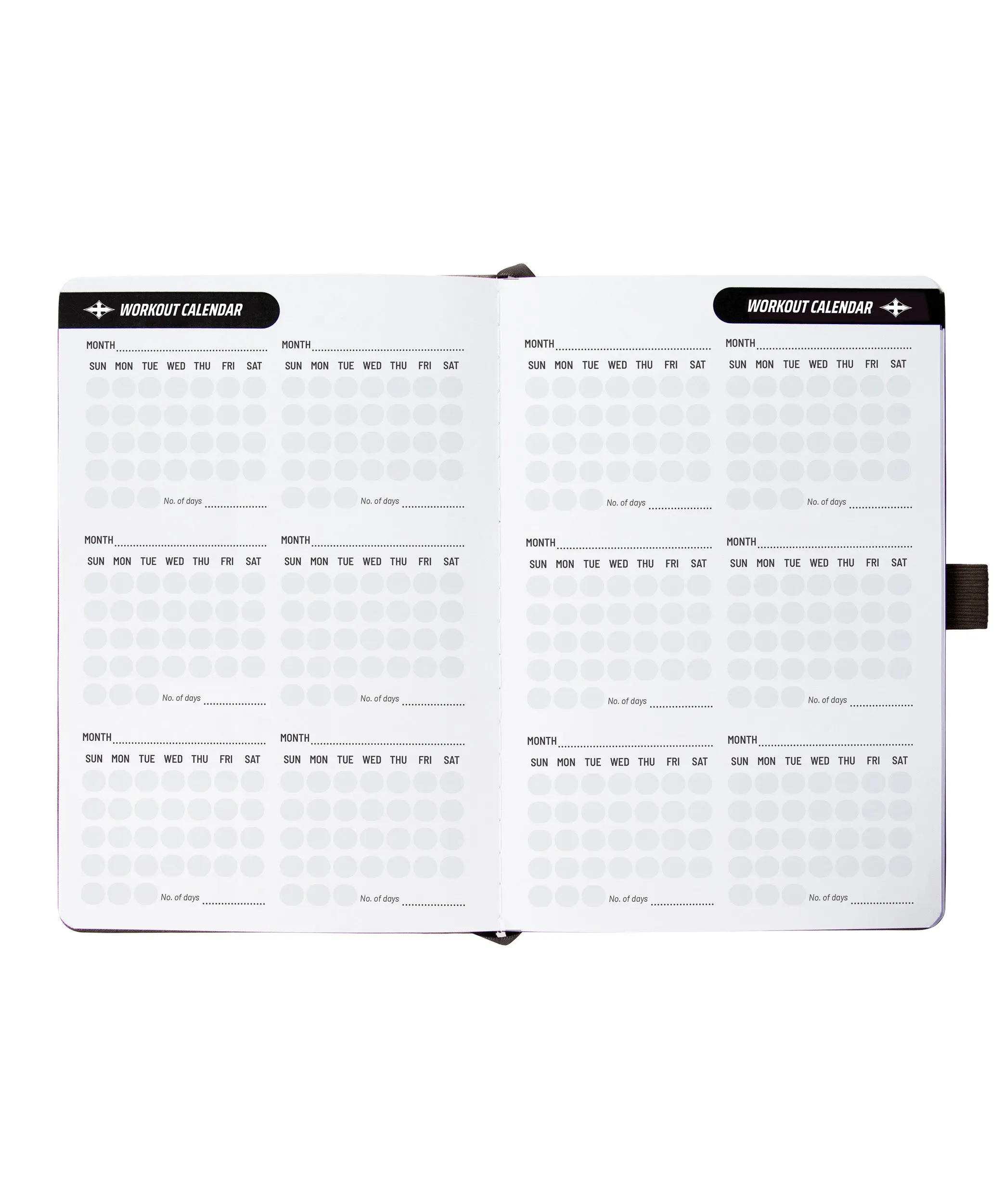 Deluxe Workout Journal - Onyx