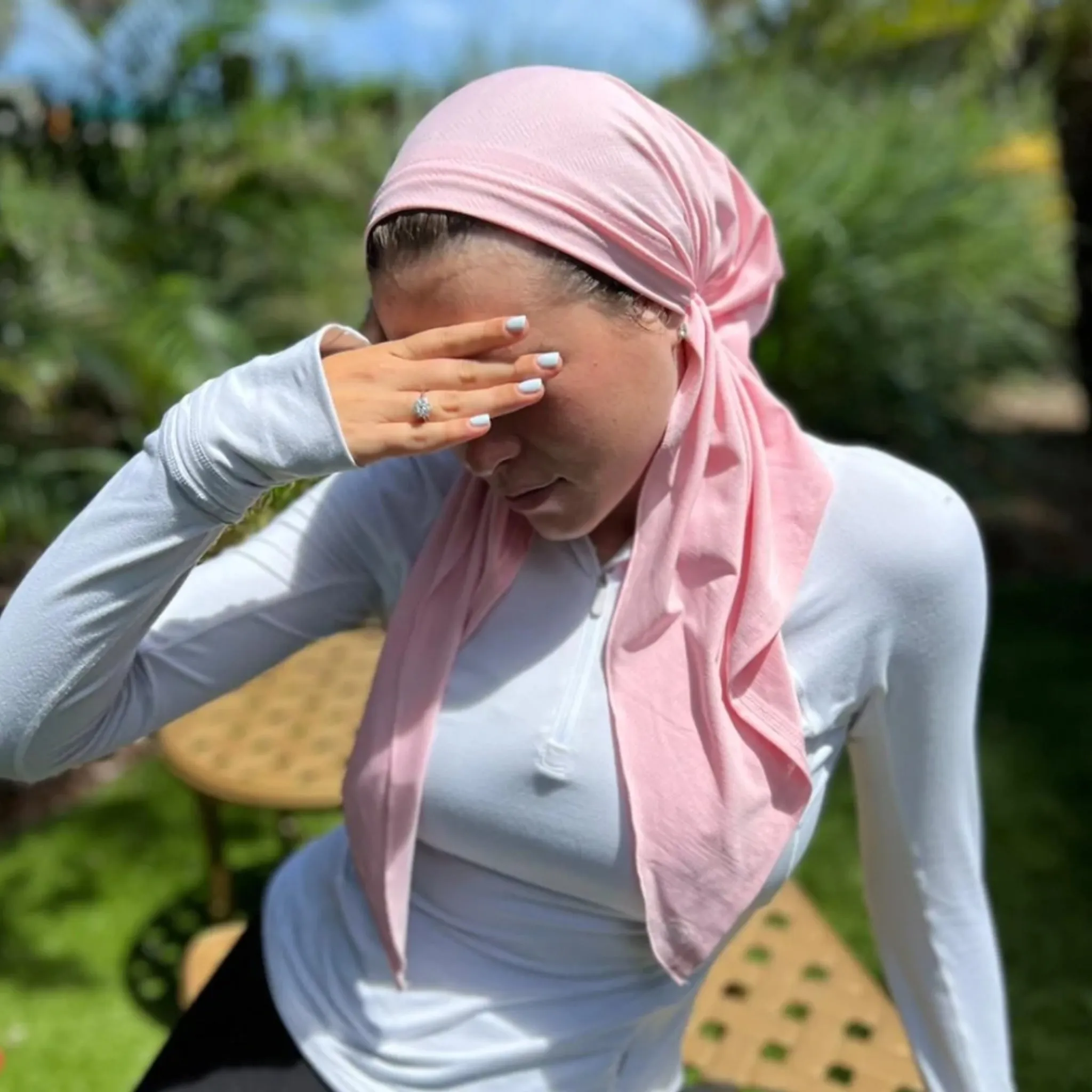 Dri Fit SB Pre-Tied Headscarf: Pink