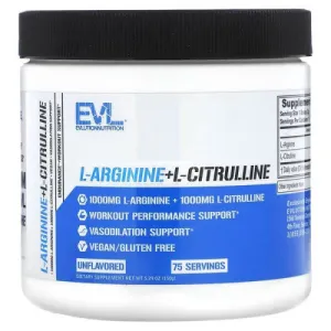 EVLution Nutrition L-Arginine   L-Citrulline - Powder  - 150 grams