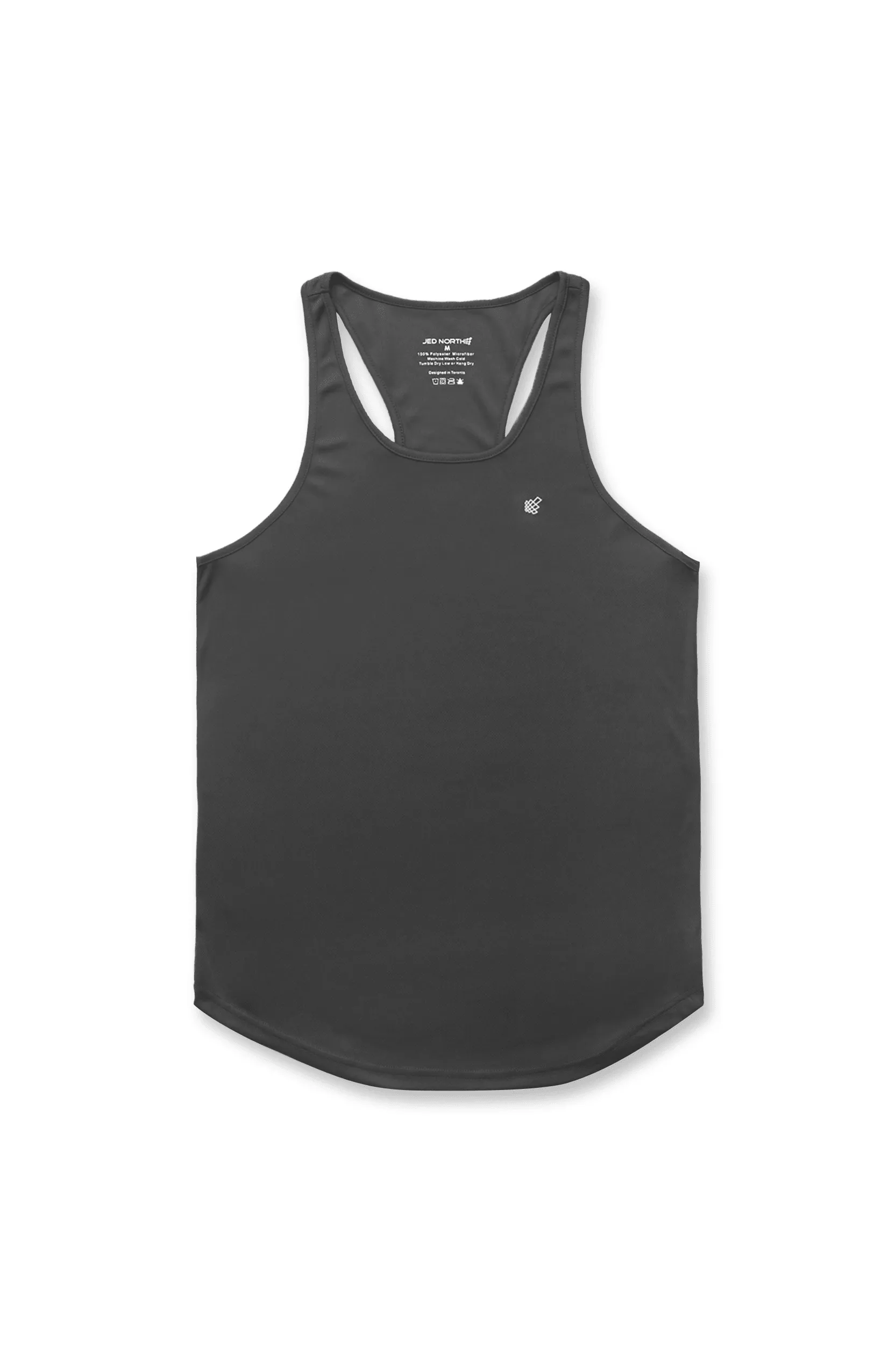 Fast-Dry Bodybuilding Workout Stringer - Charcoal