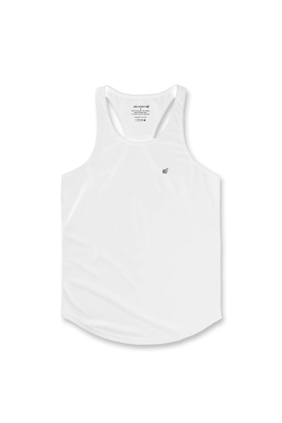 Fast-Dry Bodybuilding Workout Stringer - White