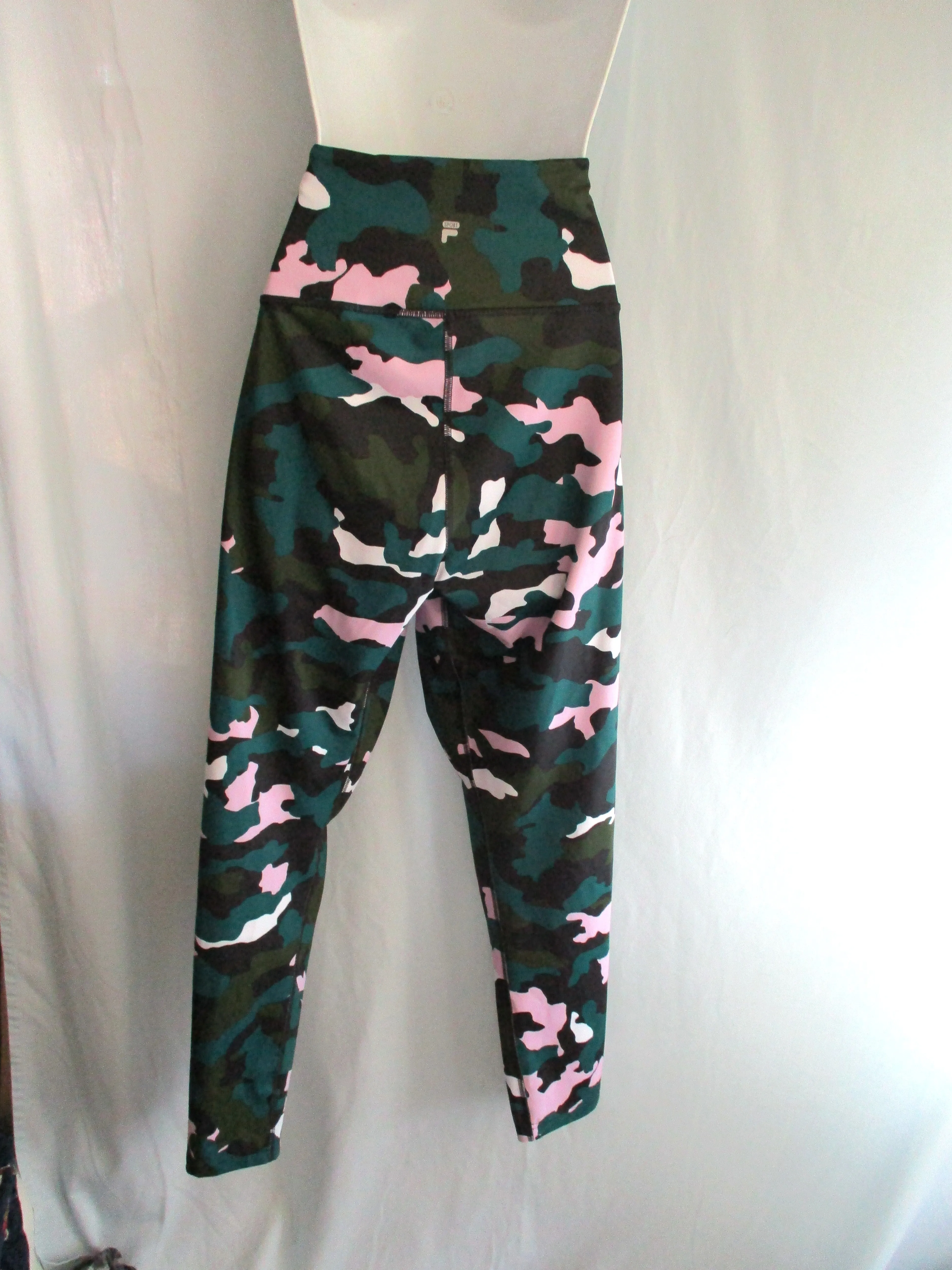 FILA Fitness RUNNING Workout TIGHT Legging XXL Camo Pant Yoga Exercise