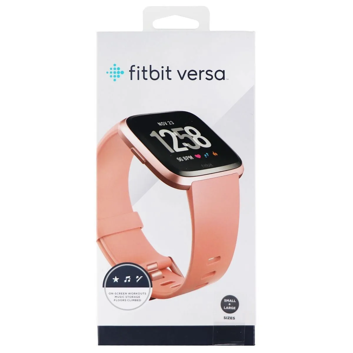 Fitbit Versa Smart Watch Bluetooth Fitness Tracker - Rose Gold (FB504)/One Size