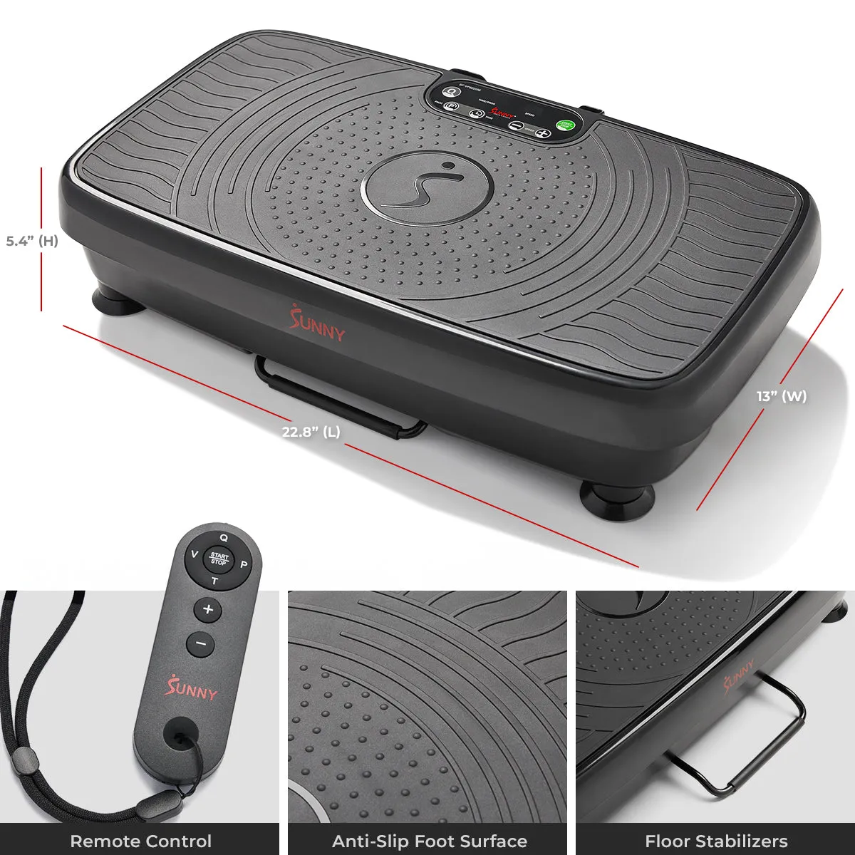 Fitboard 2D Vibration Platform With Resistance Band